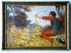 Grand tableau de Louis Albert Roessingh 1929, Antiquités & Art, Enlèvement ou Envoi