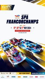 Ticket 6h wec Spa-Francorchamps, Tickets en Kaartjes, Sport | Overige