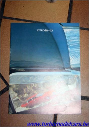Folder Citroën CX beschikbaar voor biedingen