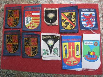 Scoutisme F. S.C. lot de 15 Insignes S.B.P.B. Belgique, Envoi, Comme neuf, Emblème, Broche ou Badge