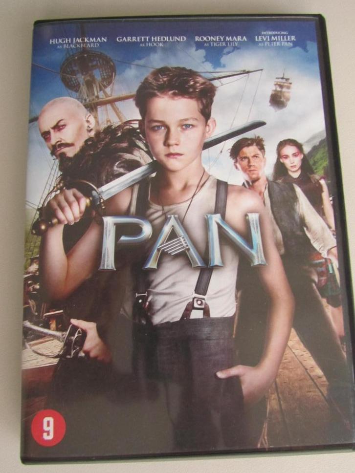 DVD PAN (Peter Pan verfilming met Hugh Jackman), Cd's en Dvd's, Dvd's | Avontuur, Gebruikt, Vanaf 9 jaar, Ophalen of Verzenden