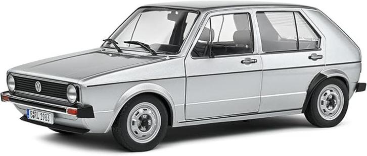 Solido 1:18 Volkswagen Golf L Silver 1983 GRATIS ELVERING, Hobby en Vrije tijd, Modelauto's | 1:18, Nieuw, Auto, Solido, Verzenden
