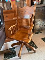 Bureaustoel - landelijk - eik, Antiek en Kunst, Ophalen