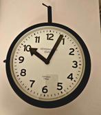 Jolie horloge vintage 36cm 2 faces, Maison & Meubles, Comme neuf, Analogique, Enlèvement ou Envoi, Horloge sur pied