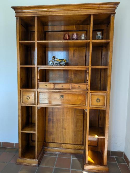 Mooie kast met scretaire, Antiek en Kunst, Antiek | Meubels | Kasten, Ophalen