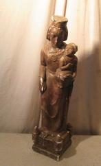 Belle statue ancienne - Marie et Jésus - Burchtgravinne, Antiquités & Art, Antiquités | Objets religieux, Enlèvement ou Envoi