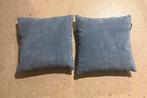 2 blauwe kussens - CASA, Maison & Meubles, Accessoires pour la Maison | Coussins, Enlèvement, Comme neuf, Bleu, Carré