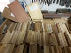 houtstaaltjes van verschillende houtsoorten, Gebruikt, Ophalen, Materiaal