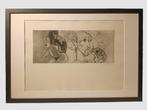 SOMVILLE Roger. Lithographie. Un Couple. 1973., Enlèvement ou Envoi
