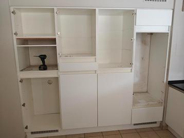 keukenkasten, Ophalen, Gebruikt, Wit, 50 tot 100 cm