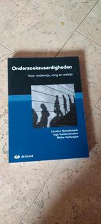 Onderzoeksvaardigheden, Boeken, Ophalen of Verzenden, Zo goed als nieuw