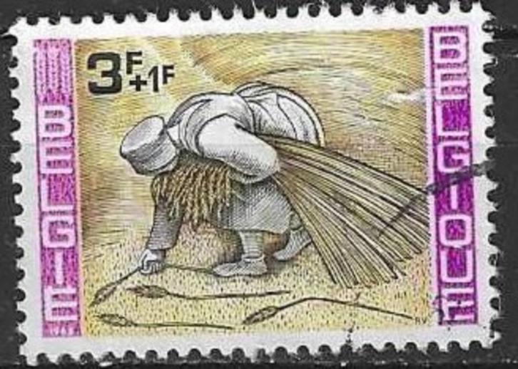 Belgie 1963 - Yvert/OBP 1244 - Campagne tegen de honger (ST), Postzegels en Munten, Postzegels | Europa | België, Gestempeld, Kunst