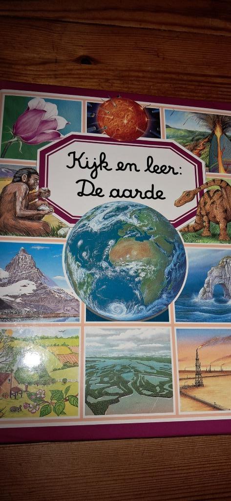 Boek kinderboek ´Kijk en Leer - de aarde´, Boeken, Kinderboeken | Jeugd | onder 10 jaar, Zo goed als nieuw, Ophalen