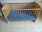 Peuterbed, in hoogte verstelbaar, inclusief matras, Ophalen, Gebruikt, 70 tot 85 cm, 140 tot 160 cm
