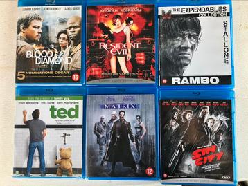 Verschillende genres Blu Ray dvd’s beschikbaar voor biedingen