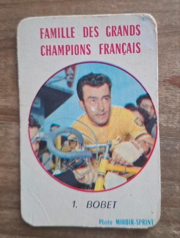Genre Panini Bobet spiegelsprint voor de 7 families, Verzamelen, Speelkaarten, Jokers en Kwartetten, Gebruikt, Ophalen of Verzenden