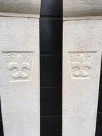 Schouwmantel zuilen met franse Lelie, Ophalen