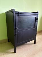 Industrieel kastje, Huis en Inrichting, Kasten | Ladekasten, Ophalen, Gebruikt, 1 of 2 laden, Metaal