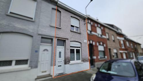 Maison deux chambres avec grenier aménageable et jardin, Immo, Huizen en Appartementen te koop, Provincie Henegouwen, tot 200 m²