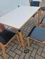 Tafel +4 / 6 stoelen, Huis en Inrichting, Ophalen, Gebruikt