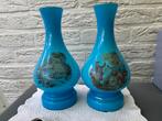 2 Lampenkappen in Opaline glas, Antiek en Kunst, Ophalen