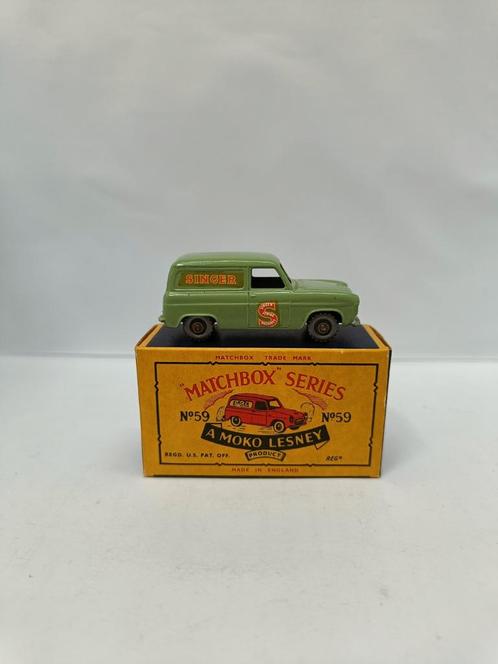 Boîte d'allumettes LESNEY « SPW » n 59 FORD THAMES SINGER V, Hobby & Loisirs créatifs, Voitures miniatures | 1:87, Comme neuf