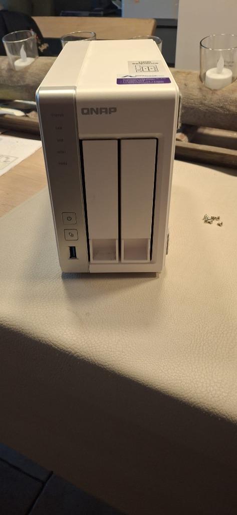 QNAP NAS 2-bay TS-231P, Computers en Software, NAS, Zo goed als nieuw, Ophalen of Verzenden