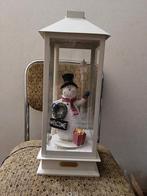 Sneeuwpop met licht en sneeuw 50 CM groot, Diversen, Ophalen of Verzenden, Zo goed als nieuw