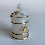 pot décoratif vintage en verre à lait avec fleurs, Enlèvement ou Envoi