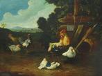 XIXE Louis SCHEPENS Gand poules de basse-cour huile de coq/, Enlèvement