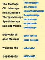 ⭐🌟🥇Thai, oil, relaxing, enjoy& therapy massage 1 h 50€🧲🍀