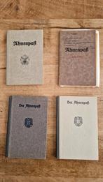 4x Ahnenpas, Ophalen of Verzenden
