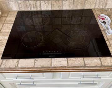 Une taque de cuisson vitro Siemens, Electroménager, Enlèvement ou Envoi, 4 zones de cuisson, Utilisé, Encastré