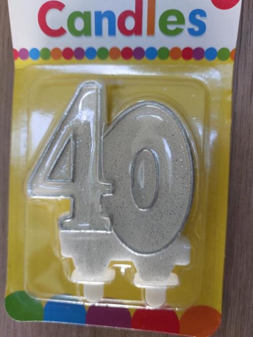 Neuf sous emballage Bougie 40 ans, Hobby & Loisirs créatifs, Confection de Gâteaux & Cupcakes, Neuf, Décoration, Gâteaux, Tartes ou cupcakes