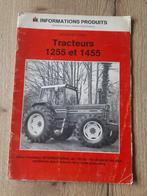 LIVRET MANUEL AU 1455-1255-845-745-645-956-1056-743-353-644, Articles professionnels, Agriculture | Tracteurs, Enlèvement ou Envoi