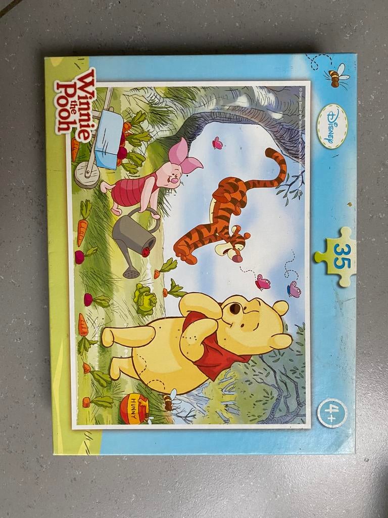 Puzzel Winnie The Pooh, Kinderen en Baby's, Speelgoed | Kinderpuzzels, Ophalen, 10 tot 50 stukjes, Gebruikt, 4 tot 6 jaar