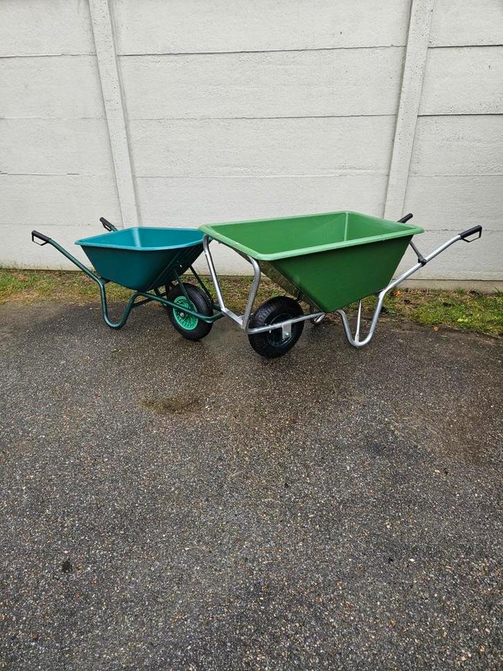 Nu 2 stuks voor 150 euro in Houthalen met luchtbanden, Tuin en Terras, Kruiwagens, Ophalen