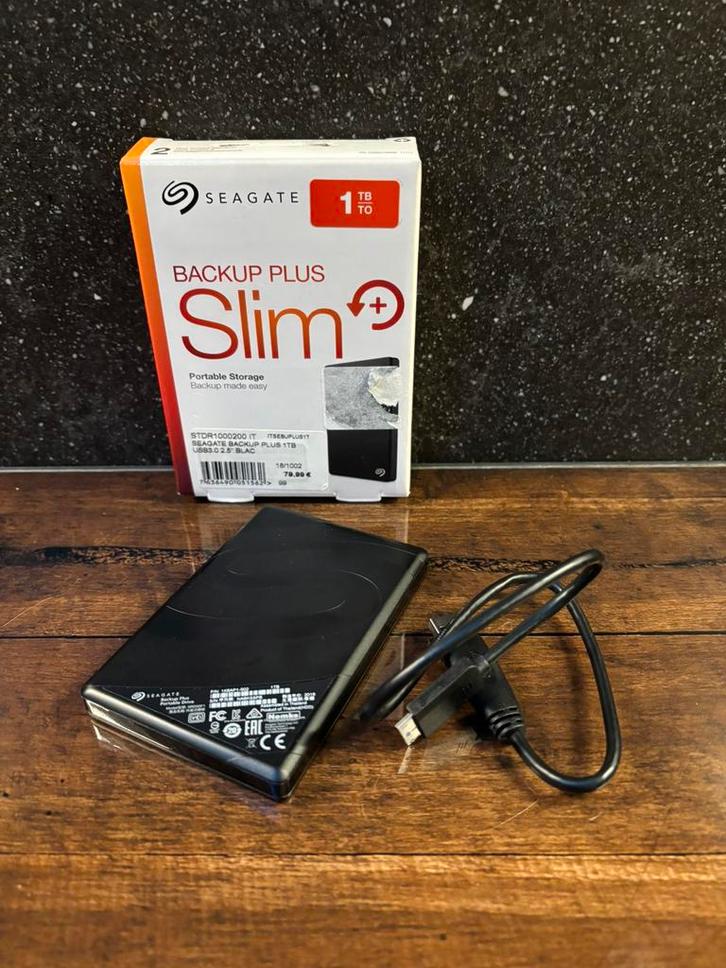 Seagate Backup Plus 1TB - zo goed als niet gebruikt, Computers en Software, Harde schijven, Extern, HDD, Firewire, Ophalen of Verzenden