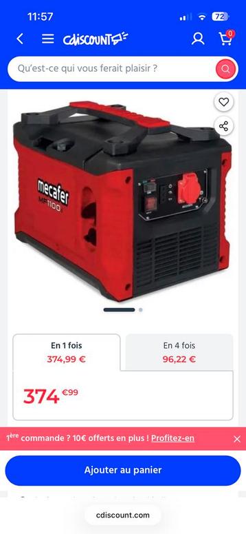 Stroomgroep te koop niet veel gebruikt beschikbaar voor biedingen