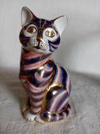 Royal Crown Derby English porcelaine cat  13/50cm  (1970s), Antiquités & Art, Enlèvement ou Envoi