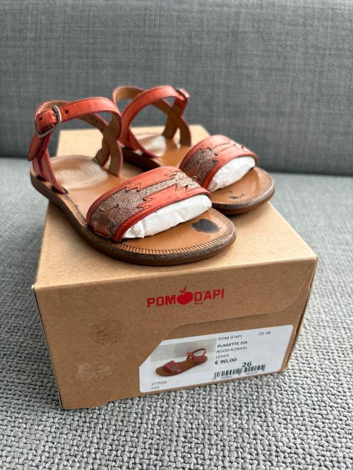 Sandaaltjes maat 26 Pom d’api, Kinderen en Baby's, Kinderkleding | Schoenen en Sokken, Gebruikt, Overige typen, Meisje, Ophalen
