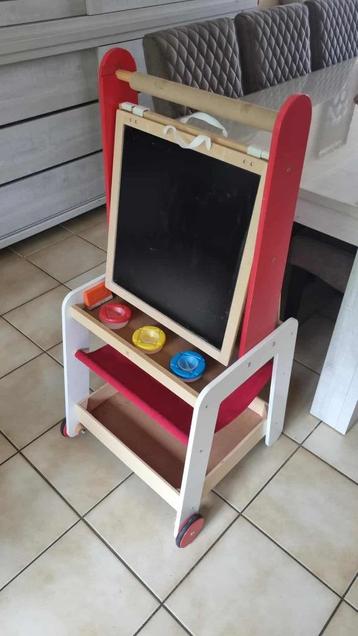 chevalet à dessiner et à jouer en bois, Enlèvement, Comme neuf, Autres types