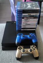 PS4 - 2 controllers - 13 spellen, Games en Spelcomputers, Spelcomputers | Sony PlayStation 4, Ophalen, Met 2 controllers, Original