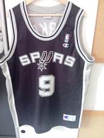Nba Vintage San Antonio Spurs T Parker XL, Ophalen, Zwart, Maat 56/58 (XL), Gedragen