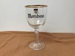 Set van 6 Maredsous kelk- of bierglazen – stijlvol met goude, Glas of Glazen, Ophalen of Verzenden, Overige stijlen, Glas