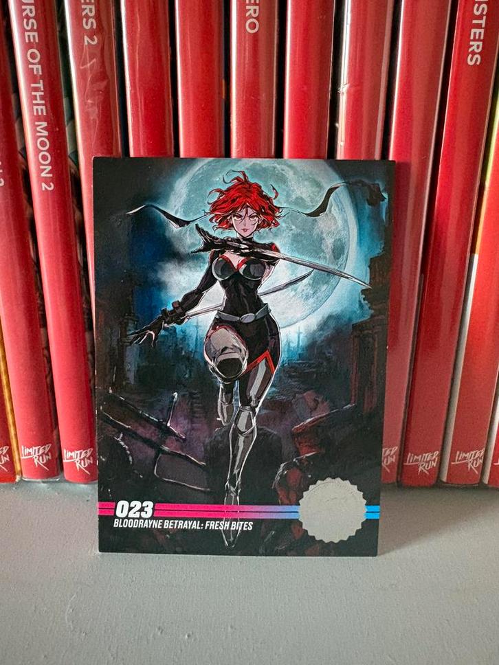 LRG Kaart Nr. 023 - Bloodrayne Betrayal - Fresh Bites, Hobby en Vrije tijd, Stickers en Plaatjes, Zo goed als nieuw, Ophalen of Verzenden