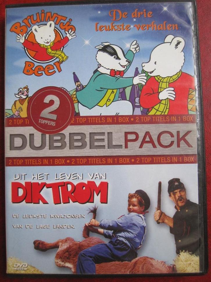 Bruintje Beer + Dik Trom (2 films op 1 DVD), Cd's en Dvd's, Dvd's | Kinderen en Jeugd, Zo goed als nieuw, Tv fictie, Avontuur