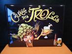 Br.Dubuisson : Cuvée des Trolls rechthoekig metaalbord, Verzamelen, Ophalen of Verzenden, Zo goed als nieuw, Reclamebord, Plaat of Schild