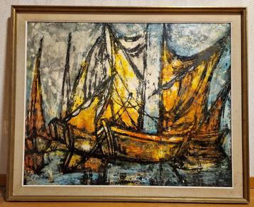 Schilderij van Belgische kunstenaar Piek Bekaert beschikbaar voor biedingen