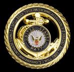 Herdenkingsmunt van de Amerikaanse marine, US Navy, Postzegels en Munten, Verzenden, Overige materialen